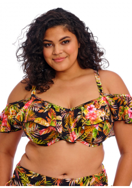 Elomi Tiger Valley SK soft falbana 42GG/95J mutikolor
