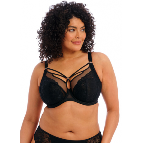 Elomi Brianna soft 38FF/85H/90G czarny ozdoba